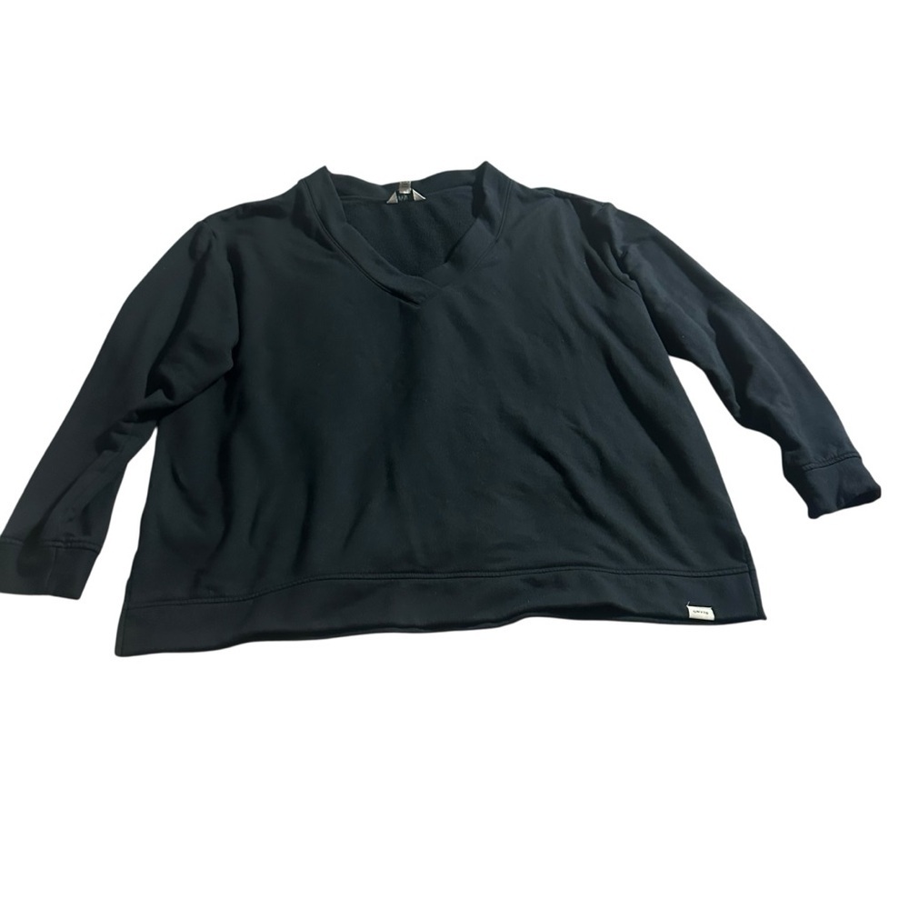 Orvis Black Textured Knit Top
